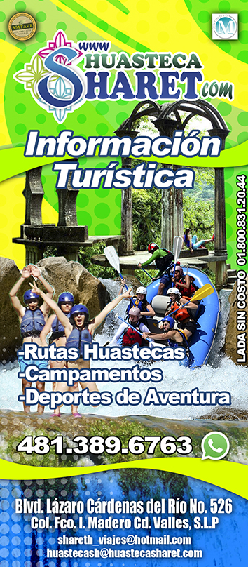 folleto sharet huasteca tours huasteca potosina tours